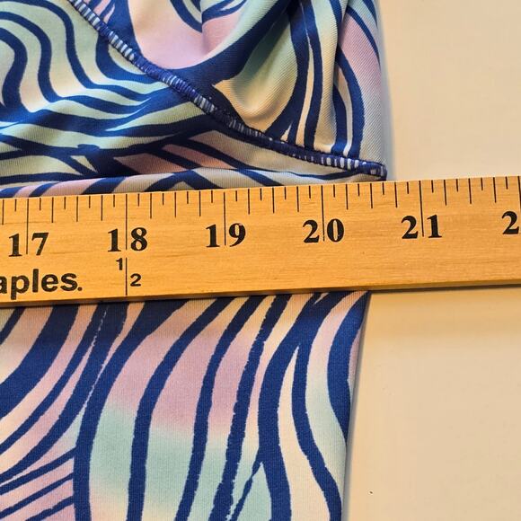 Reel Legends Top Womens Large Multicolor Swirl Print Long Sleeve Lightweight - Picture 5 of 6